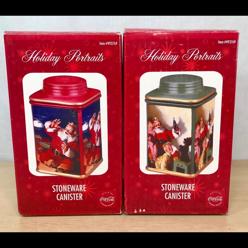 Coca Cola stoneware canter Set